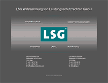 Tablet Screenshot of lsg.at